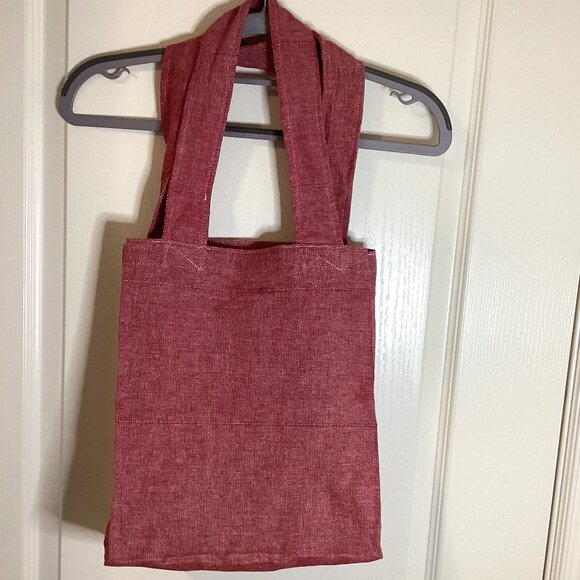 3 Handmade Grocery Bags Reusable Totes Beach Small Laundry Bag Organizers - Picture 6 of 7